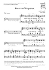 Preces & Responses SATB choral sheet music cover